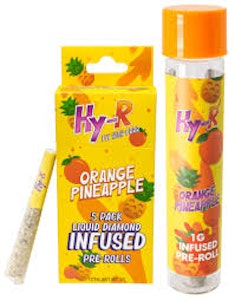 HY-R - Orange Pineapple Liquid Diamond Infused (5PK 3G) Adult-Use
