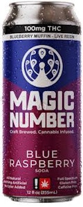 MAGIC NUMBER - MN | Blue Raspberry | 100mg Soda