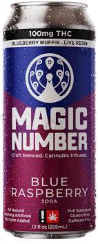 Magic Number - MN | Blue Raspberry | 100mg Soda Main Image