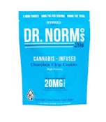 Dr. Norm's - 20's Chocolate Chip Cookies 5pk 100mg