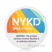 NYKD Nicotine Pouches - Tropical Ice - 3mg