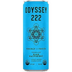 Odyssey Mushroom Elixir - Odyssey 222 Energy + Focus Blue Raspberry