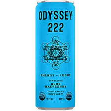 Odyssey Mushroom Elixir - Odyssey 222 Energy + Focus Blue Raspberry Main Image