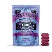 Thorny Berry x OG Kush - CBN 10:10 Live Resin Infused Gummies 100mg 10pk