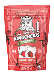 KINGCHEWS - 100mg Distillate THC Gummies - Strawberry Fields