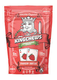King Pen - KINGCHEWS - 100mg Distillate THC Gummies - Strawberry Fields Main Image