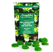 Smokiez-Sour Green Apple-Gummies-200mg-Hybrid