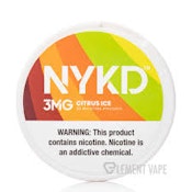 NYKD Nicotine Pouches - Citrus Ice - 3mg