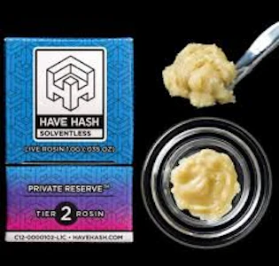 HAVE HASH - HaveHash | Sherb Cream Cake tier 2 live rosin 1g