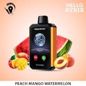 Hello Synix 30000  - Peach Mango Watermelon - Nicotine Vape 5%