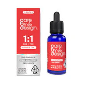[CARE BY DESIGN] 1:1 CBD:THC TINCTURE - 240:240MG - 15ML