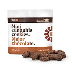 HIPPIE BLISS - Double Chocolate Chip Cookies (20mgX10) RSO infused Adult-Use