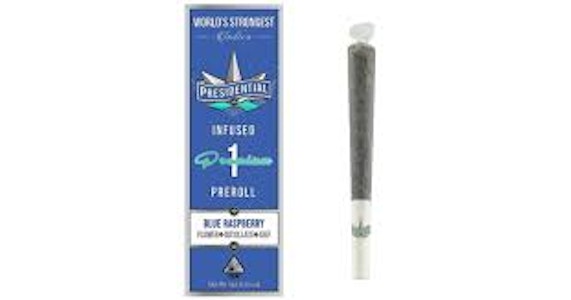 PRESIDENTIAL - Presidential Infused Preroll 1g Blue Raspberry