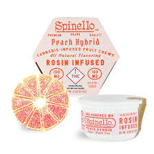 Spinello Brand - Spinello | Rosin Chews 10pck | Peach Hybrid | 100mg Main Image