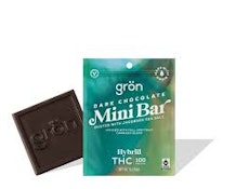 Grön | Dark Chocolate Mini Bar | Hybrid | 100mg