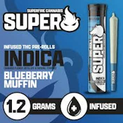 SuperFire 1.2 infused preroll - Blueberry Muffin