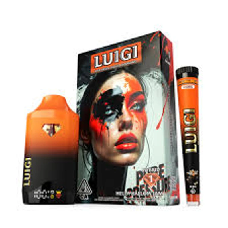 Luigi - Luigi Hella Hollow Jam ALL IN ONE (I) 1g and Hella Hollow Jam Infused preroll 0.5g combo pac Main Image