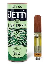 Jetty Vape Cart Live Resin 100% - Strawberry Gas (I)