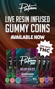 Platinum Vape - 100mg Live Resin Gummy - Green Apple Burst - Sativa