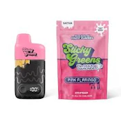 Sticky Greens | Liquid Diamonds Disposabe | Pink Flamingo | 2g