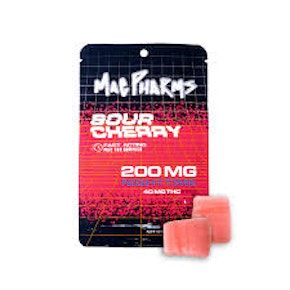 Mac Pharms - Sour Cherry  - 200MG (5x40MG)