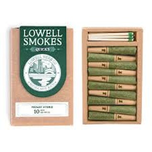 Lowell Farms - Lowell’s | 10 pack - .35g mini Prerolls | Midway Hybrid Blend | 3.5g