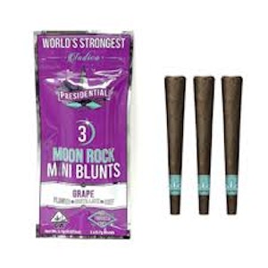Presidential - Presidential - Preroll - Blunt - Mini - Grape - 3 Pack