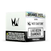 West Coast Cure - Orange Peel 1g Live Resin Diamonds