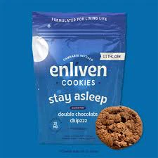 ENLIVEN - Enliven | Cookies (10ct) | Double Chocolate Chipzzz (10ct) | Stay Asleep | 100mg Main Image