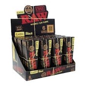 RAW classic black 1 1/4 -6 Pack Cones