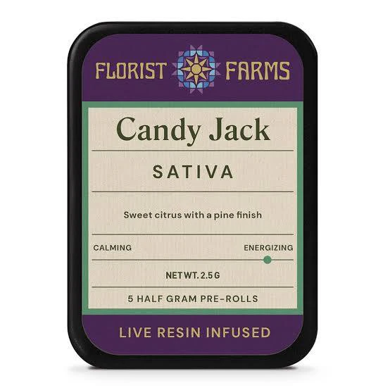 Florist Farms - Florist Farms | Live Resin Infused | Candy Jack | .5g | 5pk Main Image