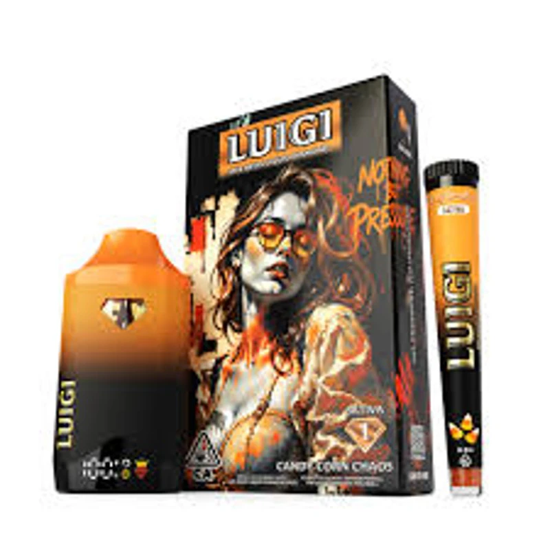 Luigi - Luigi Candy Corn Chaos ALL IN ONE (I) 1g and Candy Corn Chaos Infused preroll 0.5g combo pac Main Image