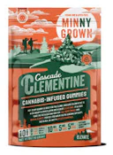 MINNY GROWN GUMMIES CASCADE CLEMENTINE 10CT THC, CBG, CBC