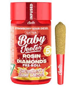 JEETER - Jeeter Baby Infused 5pk Prerolls 2.5g Strawberry SD