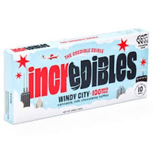 INCREDIBLES - IncrEdibles | Chocolate Bar (10ct) | Windy City | 100mg