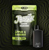 Jaunty Apples & Bananas Liquid Diamonds AIO Vape 1.5g