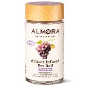 Almora Farm Infused 5pk Prerolls 2.5g Grape Ape