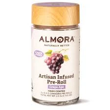 ALMORA FARMS - Almora Farm Infused 5pk Prerolls 2.5g Grape Ape Main Image