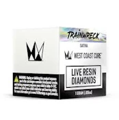 West Coast Cure - Trainwreck 1g Live Resin Diamonds
