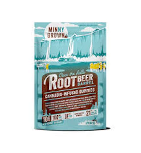 Minny Grow - MINNY GROWN GUMMIES OVER THE FALLS ROOT BEER BARREL 10CT