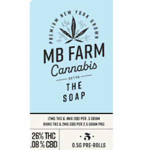 MB Farms - MB Farms - The Soap - 5pk PreRoll