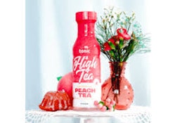 Tonic Tea | 12 oz Bottle | High Peach Tea w/ Caffeine | 100mg