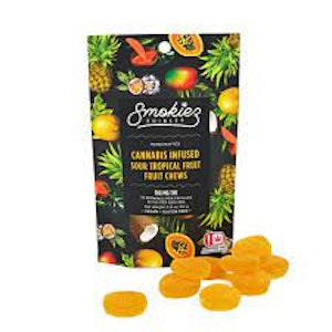SMOKIEZ - [Smokiez] Fruit Chews - 100mg - Sour Tropical Fruit(H)