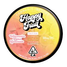Happy Fruit - Happy Fruit - Edibles - Gummies - Rosin - Watermelon Lifted Lemonade - 100MG Main Image