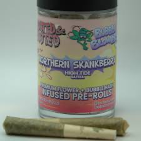 Rooted & Zooted - Northern Skankberry 0.5G Bubble Hash Infused Pre-Roll (5 Pack)