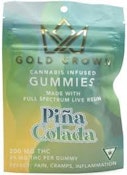 Gold Crown-Pina Colada-Live Resin-Gummies-200mg