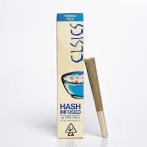 CLSICS - CLSICS Hash Infused Preroll 1g Cereal Milk