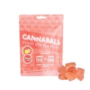 Cannabals - Peach Yuzu Gummies - 100mg (2:1 THC:CBD)