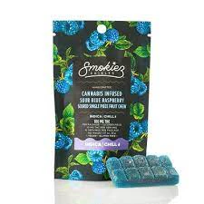 SMOKIEZ - Smokiez 100mg Single Scored Fruit Chews - Sour Blue Raspberry Main Image