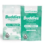 Buddies- Live Resin Softgels | Indica | 25mg | 4ct Trial Size | 100mg